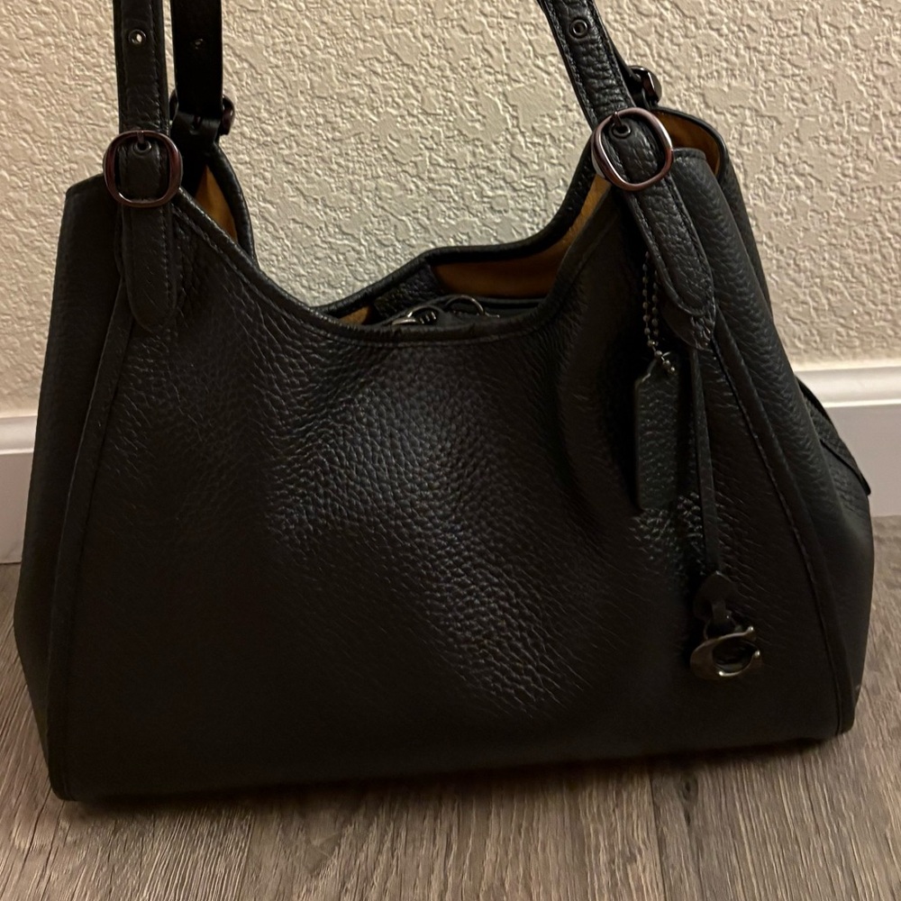 Coach Lori Pebbled Leather Shoulder Bag